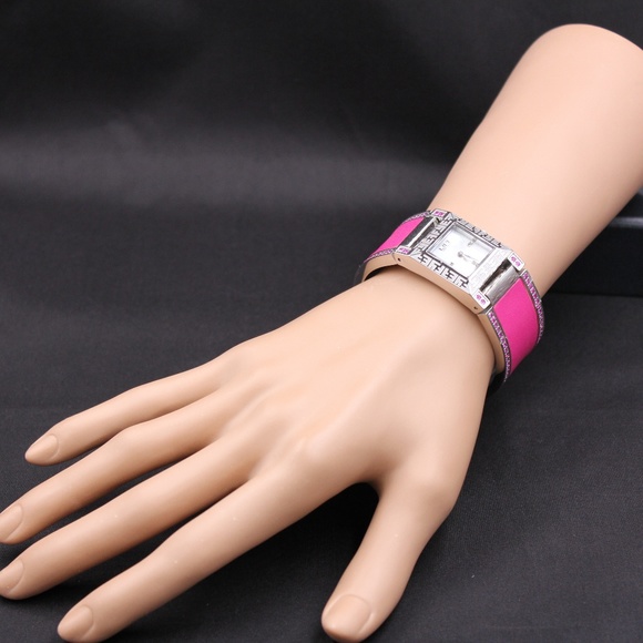 Diamond Pink Sapphire 2.76 tcw Watch
